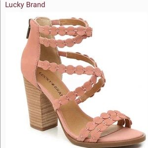Lucky Brand LP-Lameer Rose Sandal Sz 7